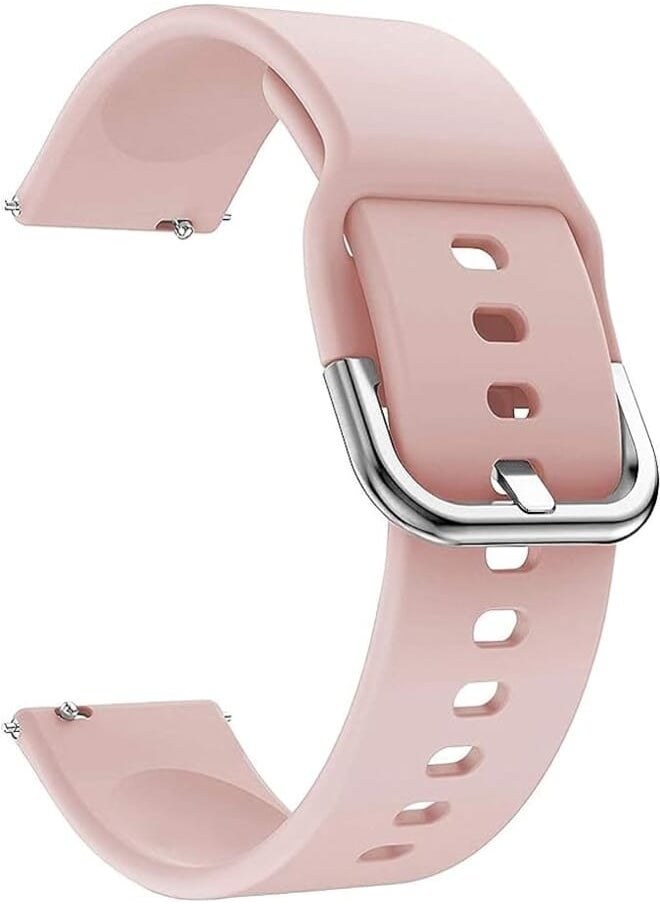 Next Next store 20MM Silicone Strap Band For Amazfit GTS 3 / GTS 2 / BIP U/BIP U Pro/BIP/BIP S/BIP Lite/POP Pro/GTR 42mm / GTS 2E / GTS 2 Mini (Pink) 