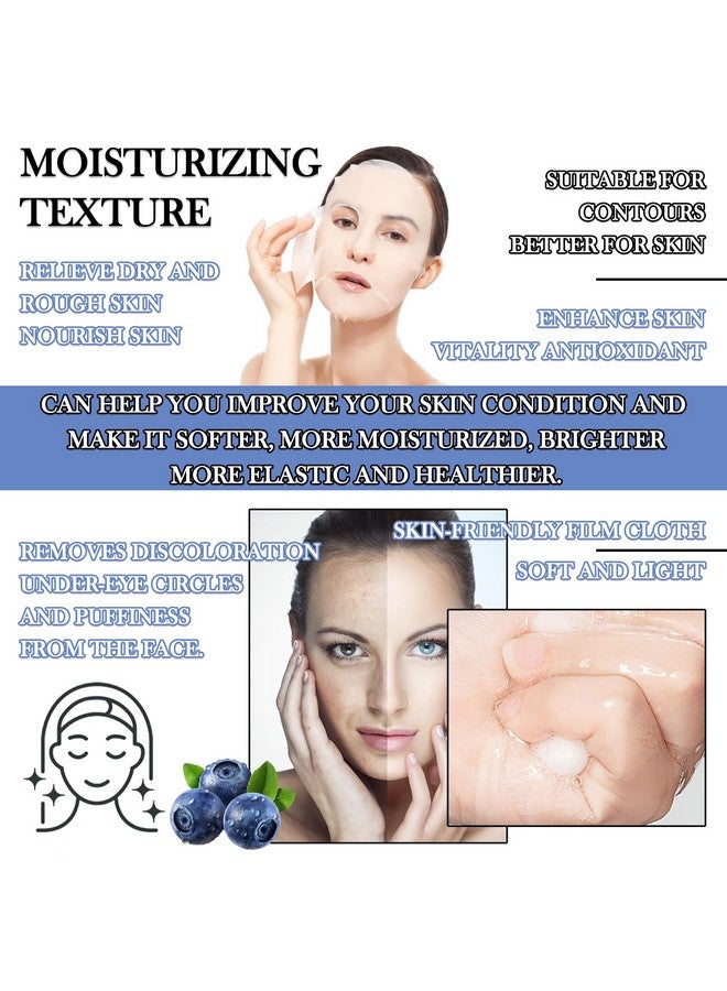 LZYLLS 22 Pack Sheet Face Mask Set,Moisturizing Long Lasting Facial Sheet Masks Combo,Hydrating Face Masks for All Skin Types - Image 4