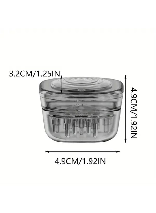 Purple Scalp Massager Alloy Head Ball Precision Liquid Dispensing Hair Applicator Therapy Comb - Image 4