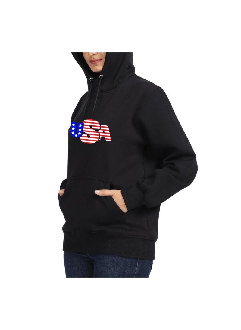 PRINTSHOP4ME USA Printed Women's Hoodies–Full Sleeve,Soft Cotton Fabric|Comfortable&Stylish|Casual Hoodies For Everyday Wear|Hoodies For Women - Image 3