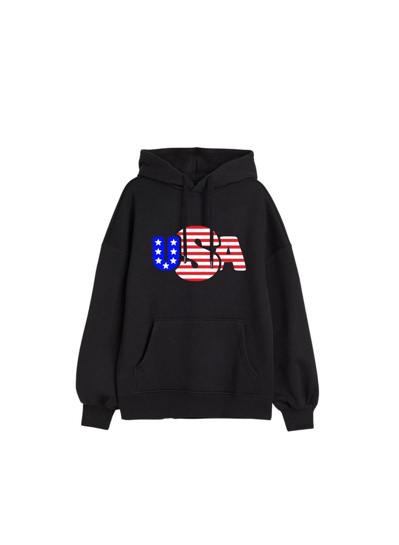 PRINTSHOP4ME USA Printed Women's Hoodies–Full Sleeve,Soft Cotton Fabric|Comfortable&Stylish|Casual Hoodies For Everyday Wear|Hoodies For Women - Image 5