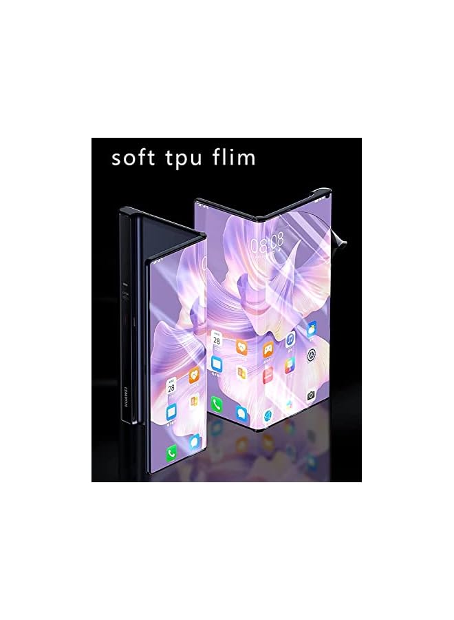 erorex Screen Protector & Camera Protector Compatible With Huawei Mate Xs 2 Mobile, [2+2 Pack] Flexible Material, No Bubbles, Ultra Thin Hydraulic Film Protector For Mate Xs 2 5G(Transparent) - Image 5