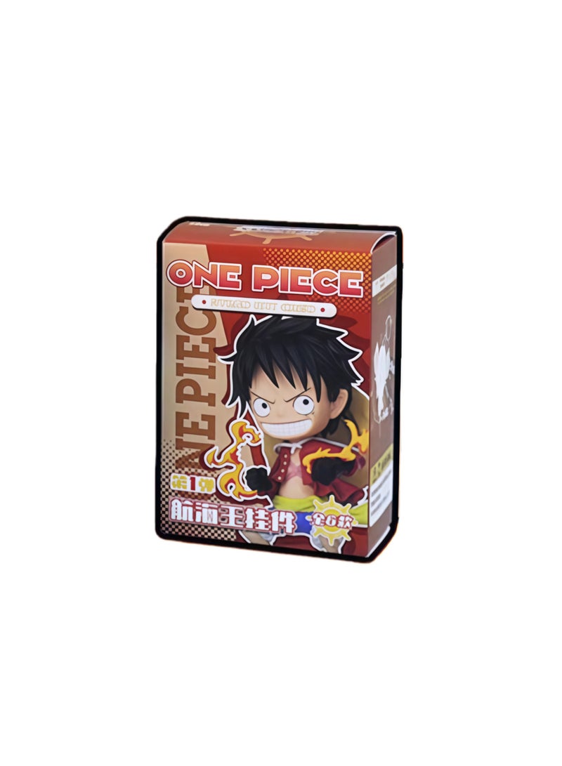 general One Piece Cartoon Pendant Luffy Chopper Zoro Keychain Anime Car Pendant Blind Box - Image 1