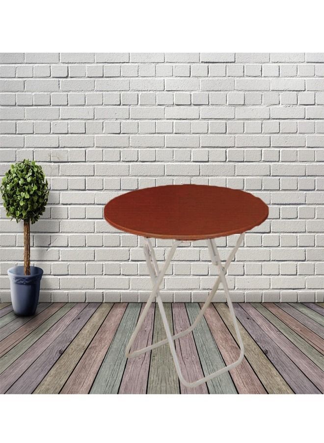 fashionhome طاولة مكتب قابلة للطي محمولة لأثاث المكتب المنزلي 60 × 60 × 70 سم - Image 2