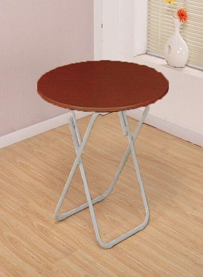 fashionhome طاولة مكتب قابلة للطي محمولة لأثاث المكتب المنزلي 60 × 60 × 70 سم - Image 1