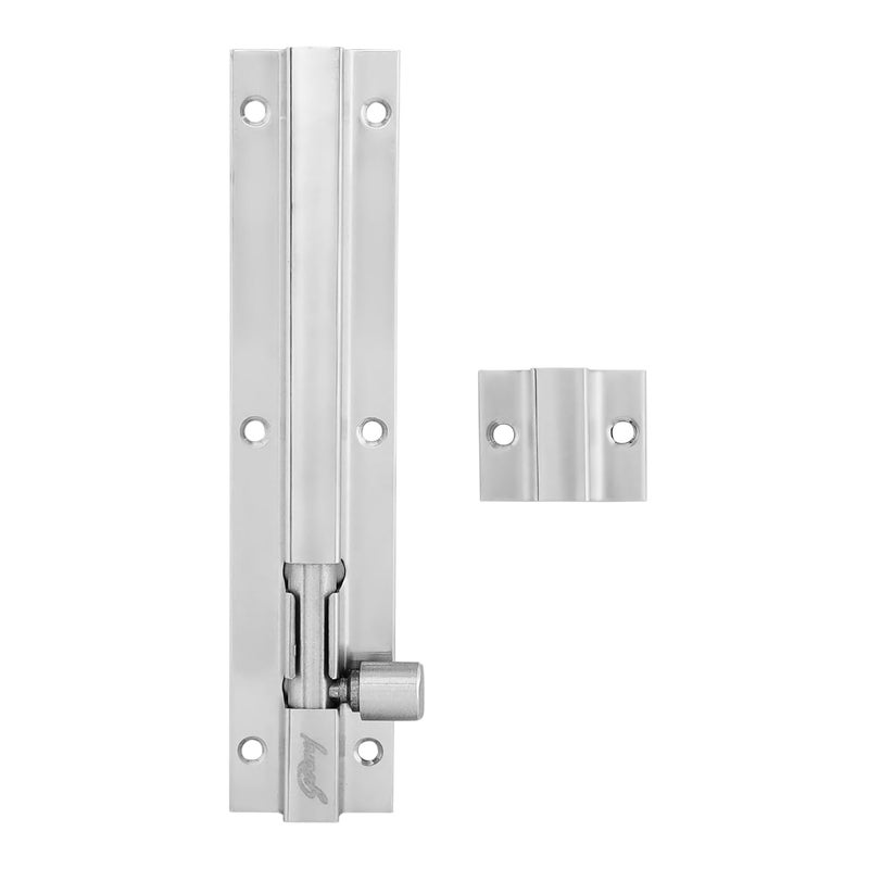 Godrej Locking Solutions and Systems Godrej Tower Bolt SS 10 X 150 mm 6 Pack of 4  - Image 5