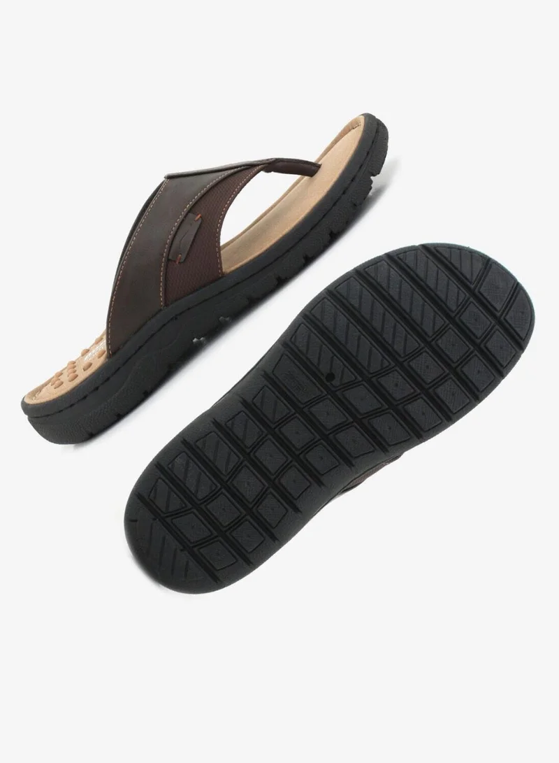 Bata Brown Comfort Casual Sandals for Men | Best Price UAE