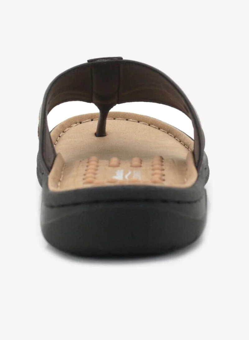Bata Brown Comfort Casual Sandals for Men | Best Price UAE
