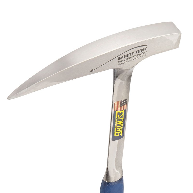Estwing مطرقة الصخور ESTWING - 22 أونصة مطرقة جيولوجية برأس مدبب ومقبض لتقليل الصدمات - E3-23LP - Image 3