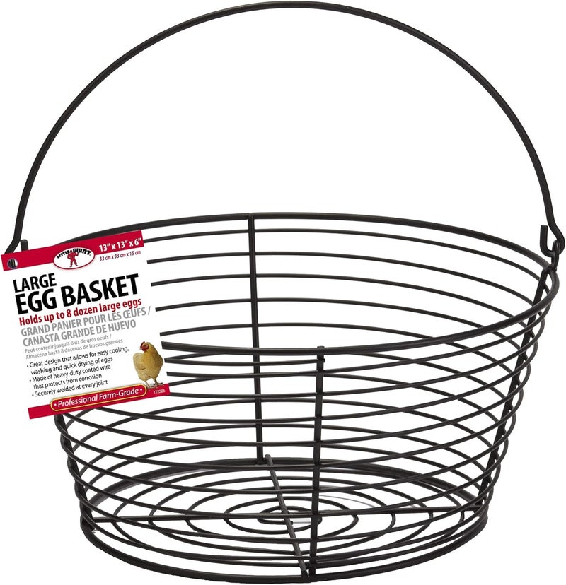 Little Giant ® Large Egg Basket | Basket for Carrying and Collecting Chicken Eggs - Image 3