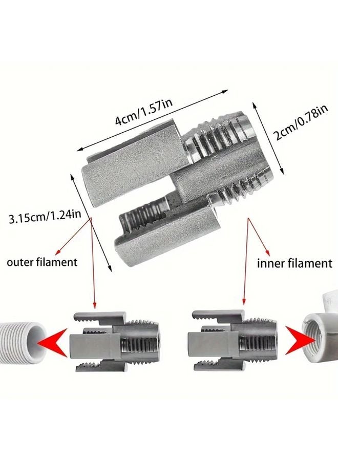 2pcs 4 6 Wire Cutting Tool Set Dual Function Internal External Thread Opener - Image 5