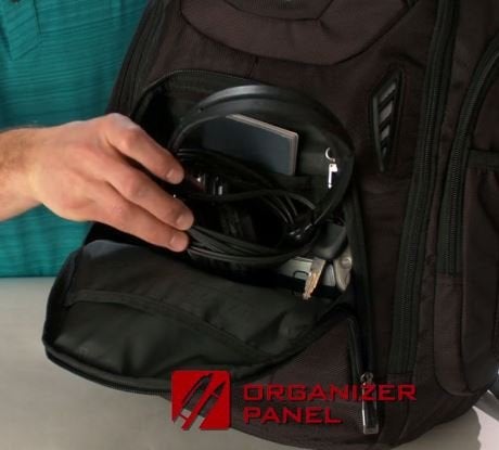 OGIO 411065 Mercury 17" Computer Laptop Backpack, Black - Image 4