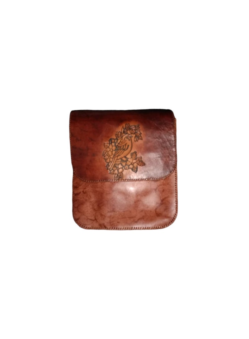 Sheer Fashionable Leather Crossbody Bag  - Image 1