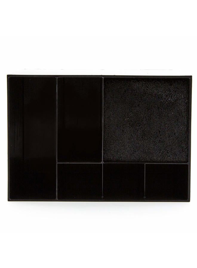 Salon Supply Co Hair Dresser Organizer - Shear Holder for Stylist - Hairstylist Organizer for Station - Scissor Holder Box - Hairstylist Accessories - Holder for Scissors (Black) - Image 5