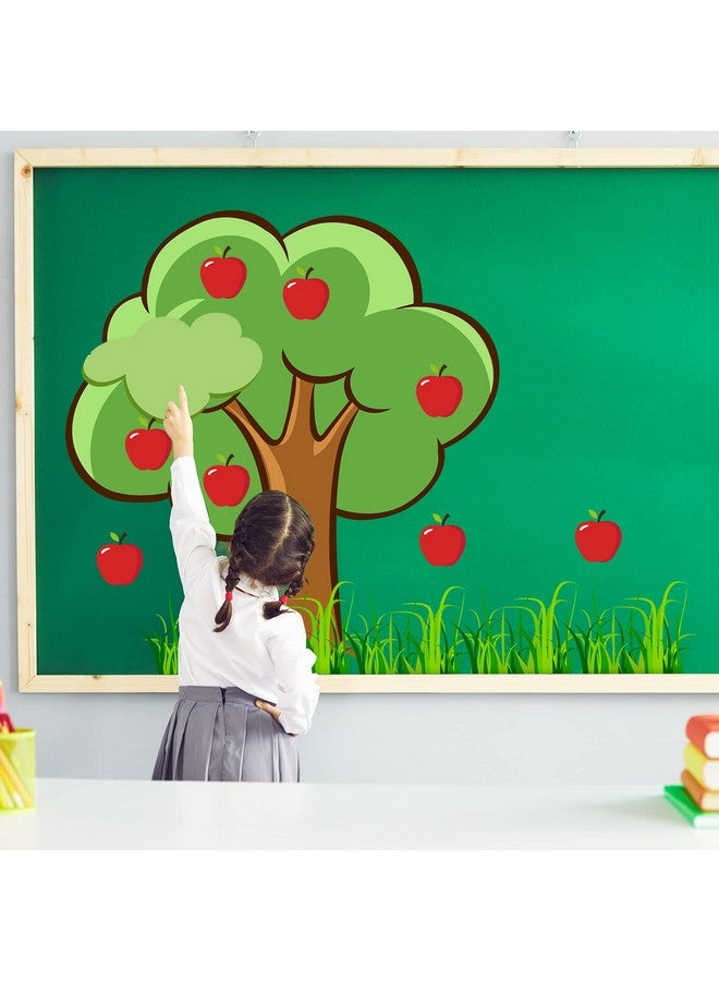 Nosiny Classroom Tree Bulletin Board Set Fall Church Tree Bulletin Board Cutouts Autumn Classroom Tree Wall Decor Seasonal Apples Tree For Home Elementary School Teacher Chalkboard Supplies  - Image 4