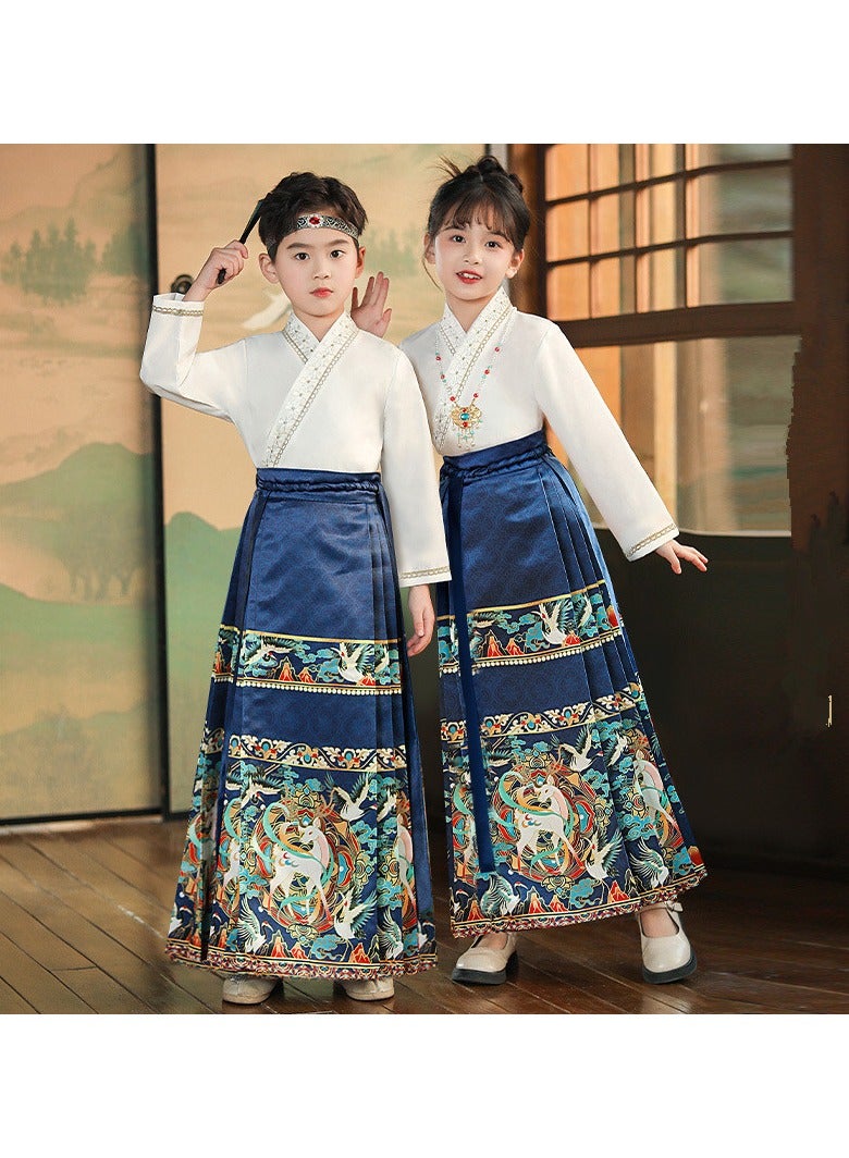 general Traditional Girl's Ancient Hanfu Costume - Elegant Princess Performance Dress for Stage, Cosplay & Cultural Events - Image 1