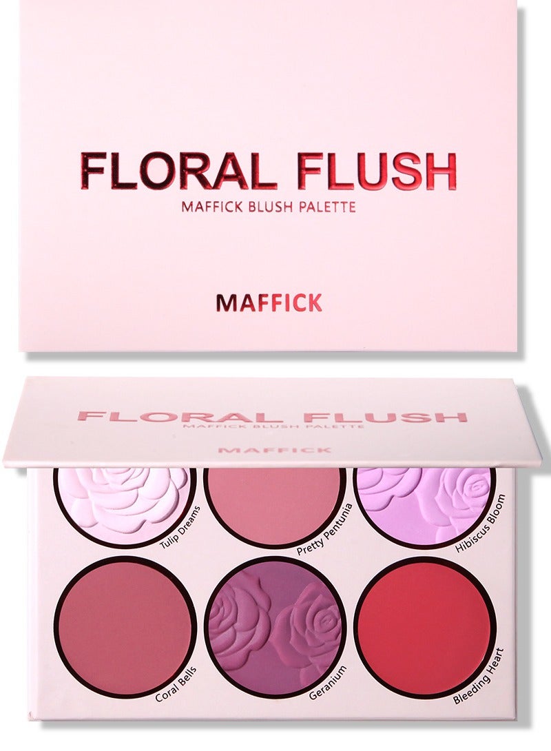 Maffick 8-Color Blush Palette,Eyeshadow Palette-Matte Pearl Finish for Diversified Vibrant Looks - Image 2