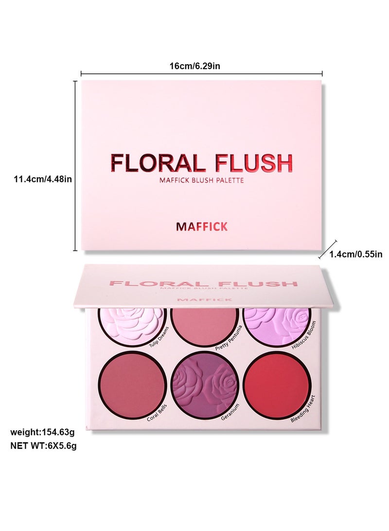 Maffick 8-Color Blush Palette,Eyeshadow Palette-Matte Pearl Finish for Diversified Vibrant Looks - Image 4