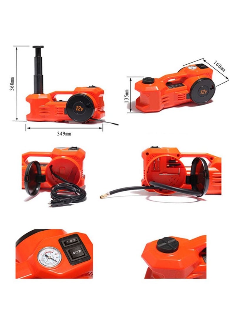 Crony Car Jack Car Electric Jack Car Air Pump Car Electric Wrench 3 in 1 Auto Multi Function Tool Automobile Emergency tool Kit  - Image 5