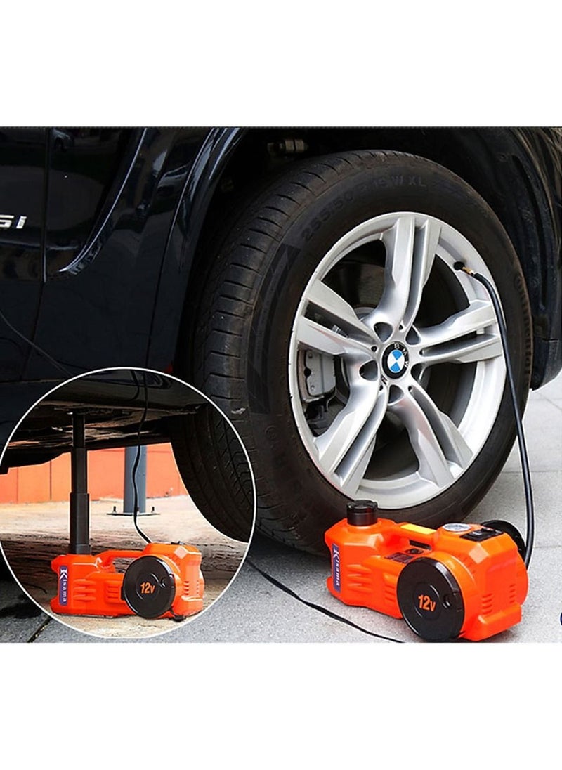 Crony Car Jack Car Electric Jack Car Air Pump Car Electric Wrench 3 in 1 Auto Multi Function Tool Automobile Emergency tool Kit  - Image 2