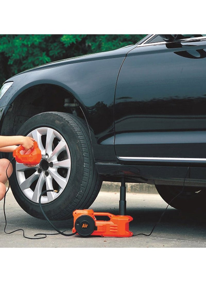 Crony Car Jack Car Electric Jack Car Air Pump Car Electric Wrench 3 in 1 Auto Multi Function Tool Automobile Emergency tool Kit  - Image 4