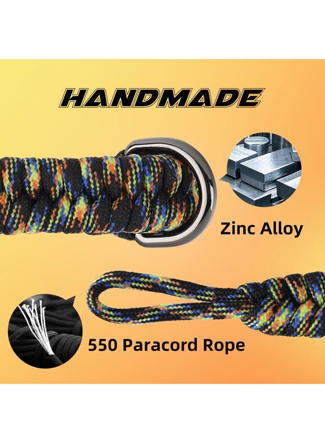Sunya Camera Wrist Strap ,Paracord Camera Hand Sling, Quick Release, Portable Attachment, Colorful Aurora, Universal - Image 5