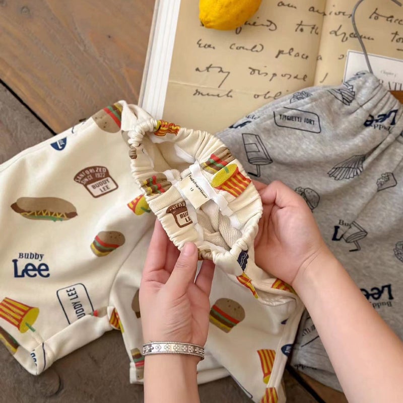 Boys' Shorts, Fashionable Kidsren'S 2025 Pants, Baby'S Five-Point Pants, Kidsren'S All-Over Printed Mid-Pants, Women'S Loose Pants - Image 4