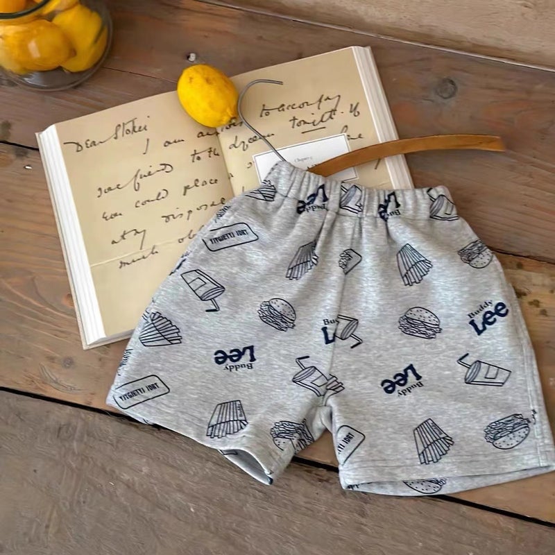 Boys' Shorts, Fashionable Kidsren'S 2025 Pants, Baby'S Five-Point Pants, Kidsren'S All-Over Printed Mid-Pants, Women'S Loose Pants - Image 5