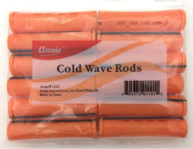 Annie عصي تجعيد الشعر الباردة العملاقة من آني - 12 قطعة برتقالية - Image 2