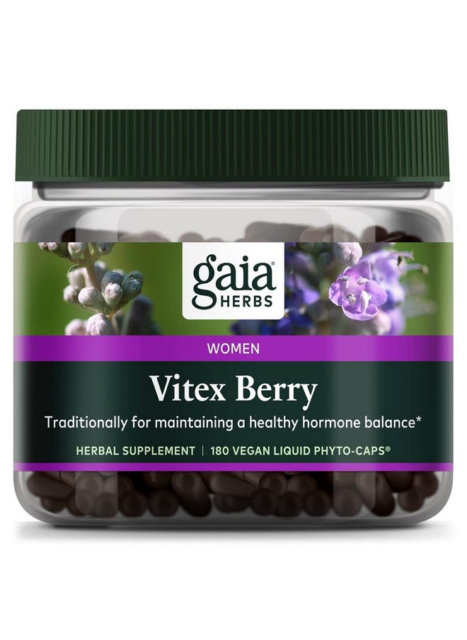 Gaia Herbs Vitex Berry (Chaste Tree) Supports Hormone Balance & Fertility For Women Helps Maintain Healthy Progesterone Levels To Support Menstrual Cycle Health 180 Vegan Caps (90Day Supply)  - Image 2