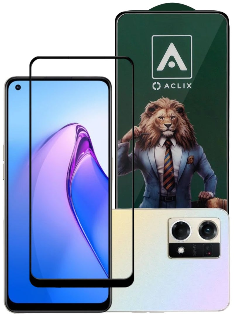 ACLIX Antistatic ESD Dustproof Premium Quality High Definition Tempered Glass Screen Protector Designed For Oppo Reno8 4G - Image 1