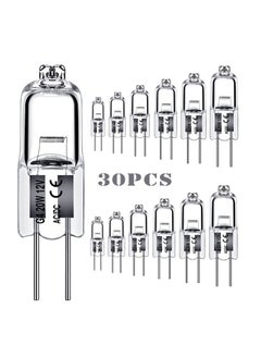 Y&D 12 Pack G4 Bulb Crystal Clear Halogen Light for Under Cabinet Puck Chandeliers Landscape Lighting  - Image 1