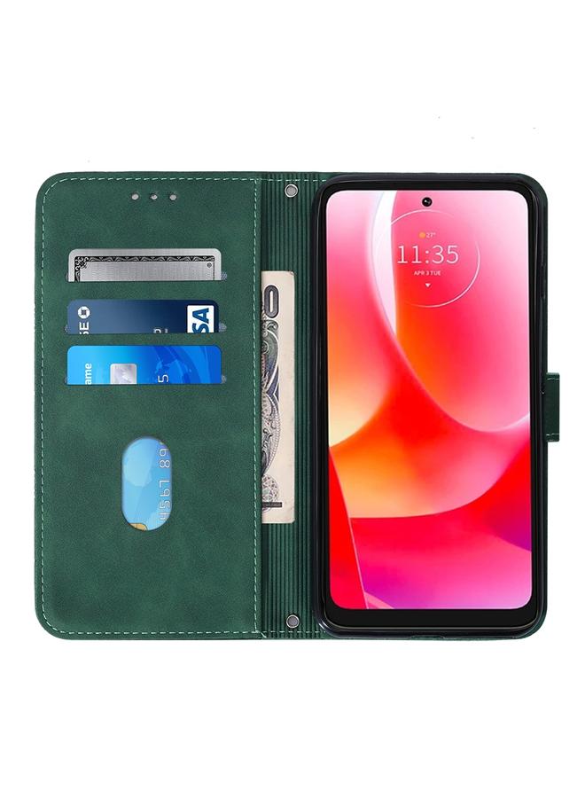 S-TOP Case For Motorola Moto G 5G 2022 Crossbody 3D Embossed Flip Leather Phone Case - Image 4