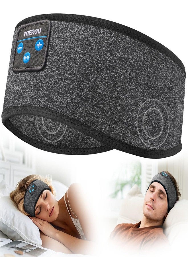 Voerou Sleep Headphones Wireless Bluetooth Headband, Sweat Resistant Sports Headband with Ultra-thin Stereo Speakers for Side Sleepers Sleeping Workout Yoga Running Meditation Unique Gifts Cool Gadget - Image 1