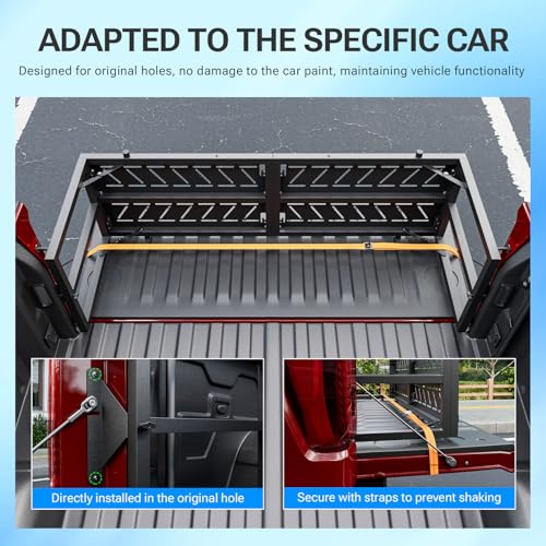 SZYANG Tailgate Extender Compatible with 2019-2026 Chevy Silverado GMC Sierra 1500 Bed Extension Replacement for 2019-2026 Chevy Silverado Accessories - Image 2