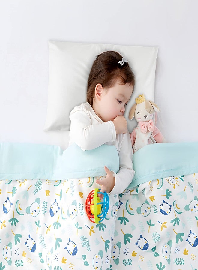 Fittia Cotton Toddler Pillowcase 14x20 Envelope: Long-Staple Cotton, Ultra Soft Breathable Durable, Travel Pillow Cover 2 Pack by Fittia - Image 2