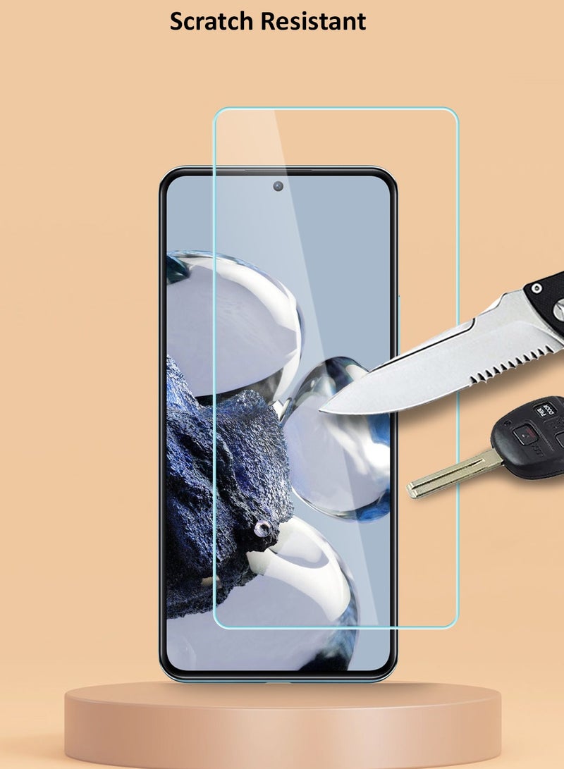 Techie واقي شاشة من الزجاج المقوى عالي الدقة مقاوم للانعكاس ومضاد للفقاعات من Techie بقوة 9H لهاتف Xiaomi 12T / Xiaomi 12T Pro - Image 5