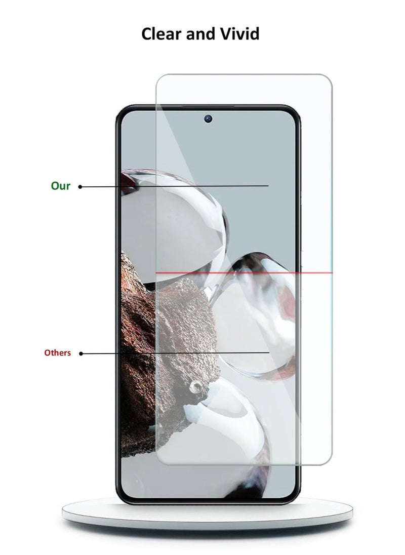 Techie Techie Anti Reflection Anti Bubbles 9H Hardness HD Tempered Glass Screen Protector For Xiaomi  12T / Xiaomi  12T Pro  - Image 3