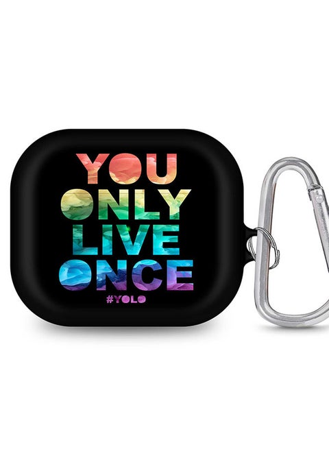 StylePods Case for Airpods 3rd Gen Case With Anti-Lost Keychain - YOLO