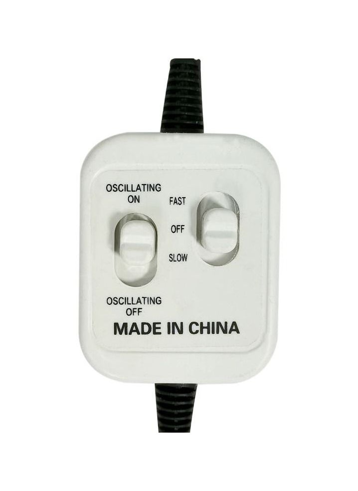AGC Portable Oscillating 11" Fan for Car and Truck. 24V Oscillating and Speed. Strong Wind. Fan Fix with Clip.