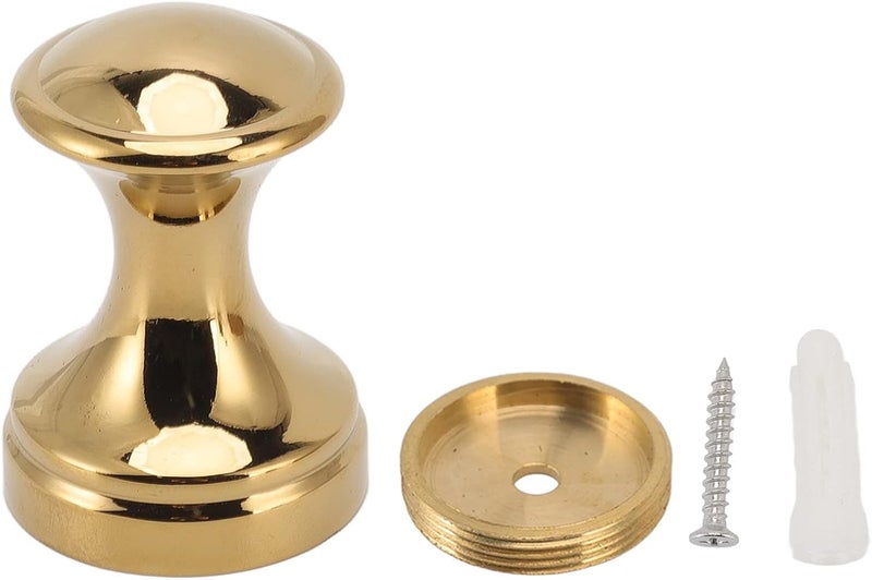 Gold Wall Mount Durable Single Robe Hook for Coats Towels Bathroom Barber Store - Image 1