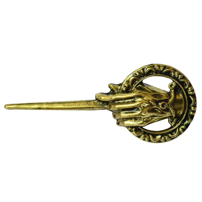 Mahi Men's Game of Thrones Antique Golden Hand of The King Pin 7Cm Brooch - Image 3