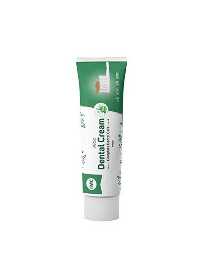 IMC - Ayurvedic Aloe Dental Cream - Pack Of 2, 100 Gm - Bad Breath,Freshening,Restoring,Whitening,Brightening,Plaque,Dental Care,Dental Health - Image 1