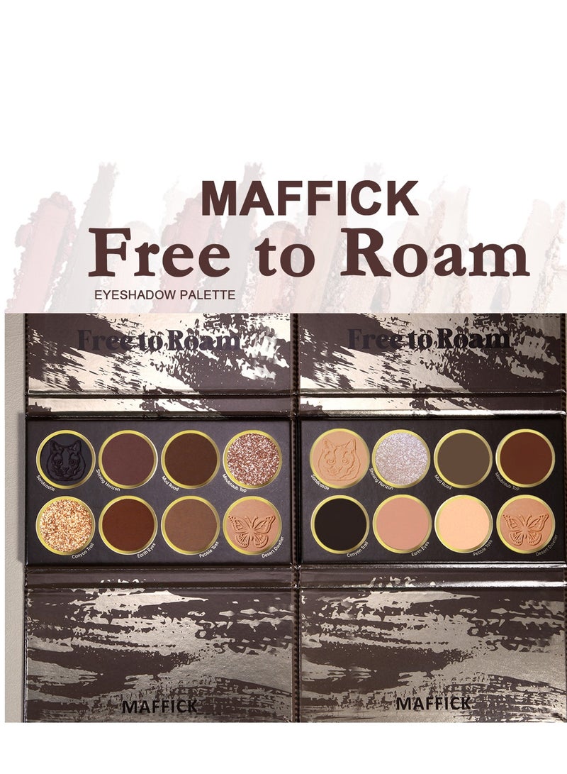 مافيك Maffick ماكياج: لوحة ظلال العيون 8 ألوان - مات و بيرل لإطلالات متنوعة و جذابة - Image 5