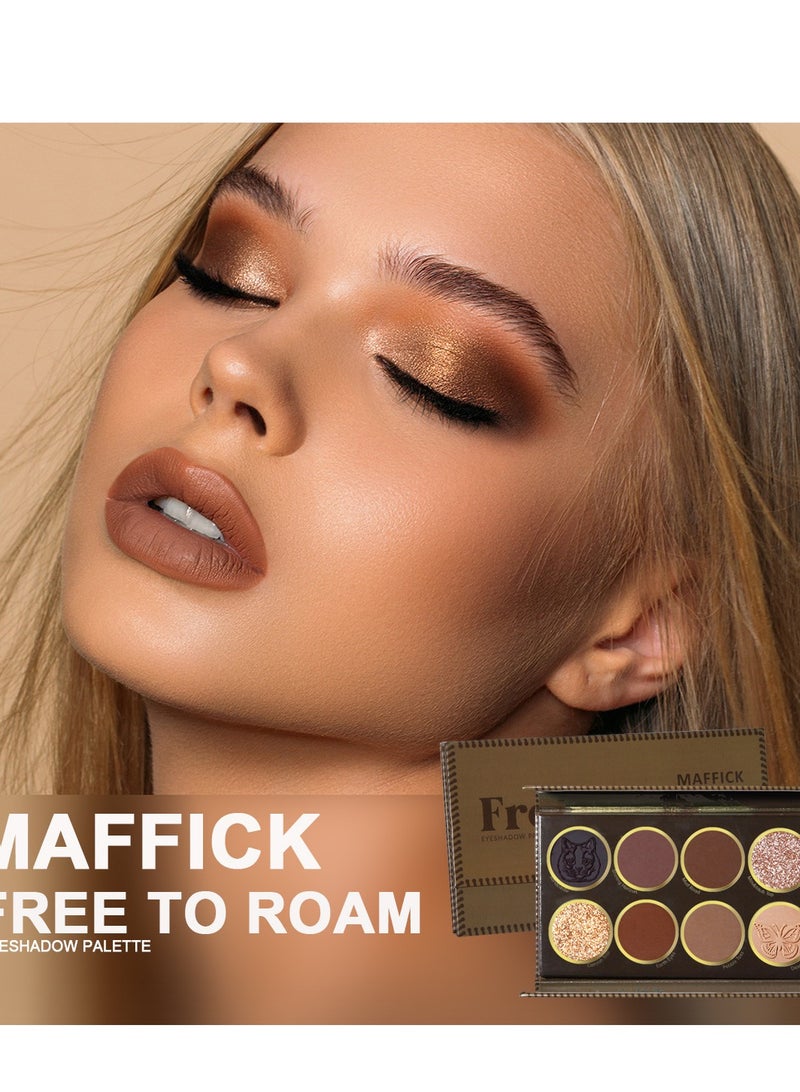 مافيك Maffick ماكياج: لوحة ظلال العيون 8 ألوان - مات و بيرل لإطلالات متنوعة و جذابة - Image 3