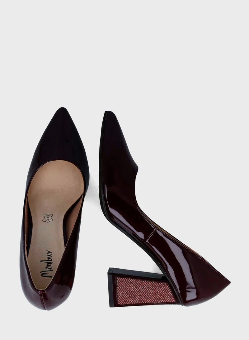 MENBUR Closed Toe Heel Pumps