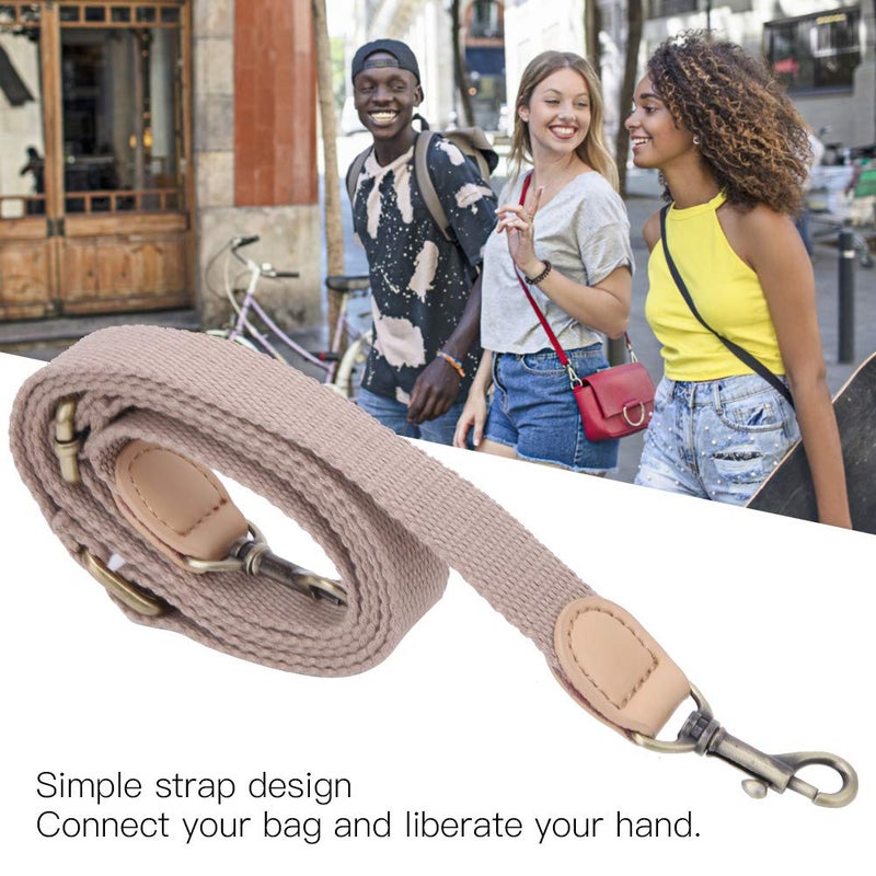 Adjustable Leather Crossbody Bag Strap With Metal Fittings Green Durable Split Leather - Image 3