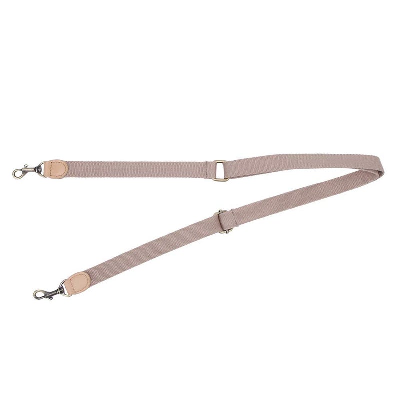 Adjustable Leather Crossbody Bag Strap With Metal Fittings Green Durable Split Leather - Image 4