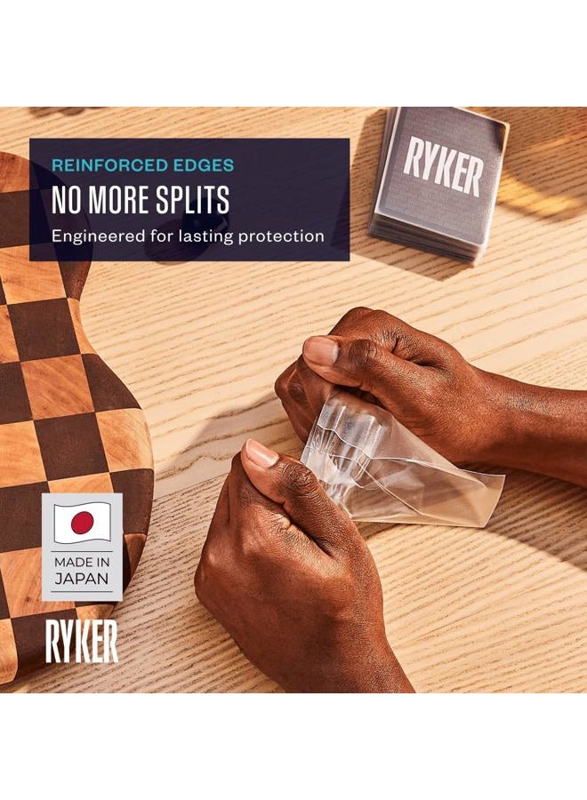 Ryker أكمام بحجم أمريكي قياسي - أكمام بطاقات التداول، أكمام ألعاب الورق وأكمام ألعاب الطاولة (100 قطعة، شفاف، 56x87 مم) - Image 4
