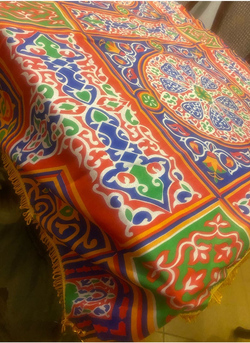 Ramadan and celebration decorations made of Khayamiya fabric with beautiful drawings -  - Image 4